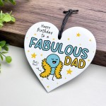 Funny Birthday Gift For Dad FABULOUS DAD From Daughter Son