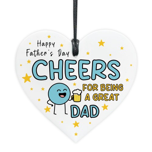 Funny Fathers Day Gift For Dad Cheers For Being A Great Dad Funny Fathers Day Gift For Dad Cheers For Being A Great Dad