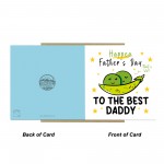 Happy Fathers Day To The Best Daddy Card With Kraft Envelope