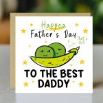 Happy Fathers Day To The Best Daddy Card With Kraft Envelope