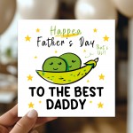 Happy Fathers Day To The Best Daddy Card With Kraft Envelope