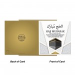 Hajj Mubarak Card With Kraft Envelope Included Card For Family