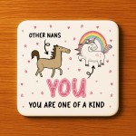 Nan Gifts For Birthday Christmas NAN COASTER One Of A Kind