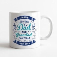 Dad and Grandad Mug Rock Them Both Novelty Gift For Father's Day