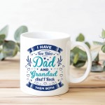 Dad and Grandad Mug Rock Them Both Novelty Gift For Father's Day