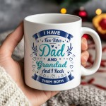 Dad and Grandad Mug Rock Them Both Novelty Gift For Father's Day