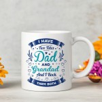 Dad and Grandad Mug Rock Them Both Novelty Gift For Father's Day