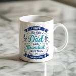 Dad Gifts from Daughter Son Fathers Day Birthday Mug Coaster Set