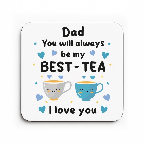 Dad Coaster Novelty Gift From Daughter Father and Daughter Gifts