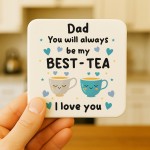 Dad Coaster Novelty Gift From Daughter Father and Daughter Gifts