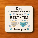 Dad Coaster Novelty Gift From Daughter Father and Daughter Gifts