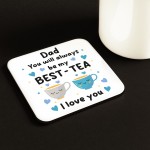 Dad Coaster Novelty Gift From Daughter Father and Daughter Gifts