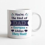 Dad Ceramic Mug Gift From Daughter and Son Novelty Father's Day 