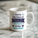 Dad Ceramic Mug Gift From Daughter and Son Novelty Father's Day 
