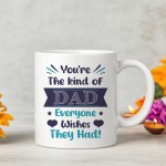 Dad Ceramic Mug Gift From Daughter and Son Novelty Father's Day 
