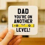 Dad Funny Coaster Another Level DIY Handyman Gift Father's Day