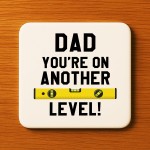 Dad Funny Coaster Another Level DIY Handyman Gift Father's Day