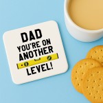 Dad Funny Coaster Another Level DIY Handyman Gift Father's Day