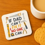 Novelty Dad Coaster For Handyman Builder Funny Gift Father's Day