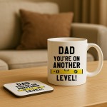 Dad Mug and Coaster Set For Fathers Day Birthday Dad Gifts
