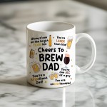 Funny Dad Mug and Coaster Novelty Gift For Dad Fathers Day 