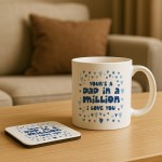 Gifts For Dad Mug and Coaster For Birthday Fathers Day Dad 