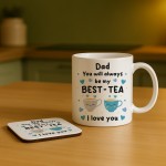 Dad Mug and Coaster Gift From Daughter Father and Daughter Gifts