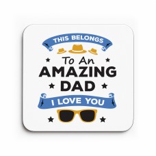 Amazing Dad Coaster Gift For Fathers Day Birthday Gift For Dad