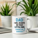 Funny Dad Mug Gift From Daughter Novelty Father's Day Gifts