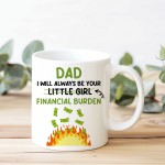 Funny Dad Ceramic Mug Gift From Daughter Novelty Fathers Day