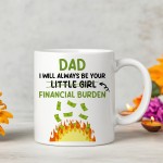 Funny Dad Ceramic Mug Gift From Daughter Novelty Fathers Day