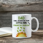 Funny Dad Ceramic Mug Gift From Daughter Novelty Fathers Day