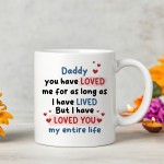 Cute Dad Gift Dad Coffee Mug Loved You My Entire Life Dad Gift