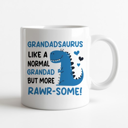 Grandad Mug Novelty Grandadsaurus Ceramic Coffee Mug Gift