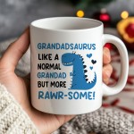 Grandad Mug Novelty Grandadsaurus Ceramic Coffee Mug Gift