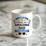 Amazing Grandad Mug and Coaster Set Gift For Fathers Day