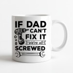 Dad Gifts Cofee Tea Mug From Granddaughter and Grandson Funny