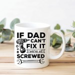 Dad Gifts Cofee Tea Mug From Granddaughter and Grandson Funny