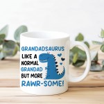 Grandad Gifts Grandadsaurus Mug and Coaster Novelty Gift