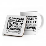 Grandad Gifts Coffee Tea Mug From Granddaughter and Grandson