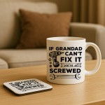 Grandad Gifts Coffee Tea Mug From Granddaughter and Grandson