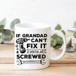 Grandad Gifts Coffee Tea Mug From Granddaughter and Grandson