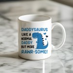 Daddy Gifts Daddysaurus Mug and Coaster Novelty Gifts