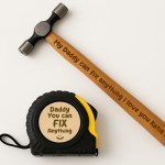 Personalised Daddy Gift For Fathers Day Engraved Hammer
