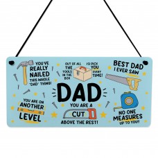 Fathers Day Birthday Gift For Dad Funny Hammer Tools DIY Dad