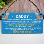 Daddy Gift From Daughter Hanging Plaque Daddy Gift From Son