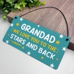 Grandad Gift For Birthday Fathers Day We Love You To The Stars