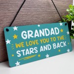 Grandad Gift For Birthday Fathers Day We Love You To The Stars
