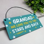 Grandad Gift For Birthday Fathers Day We Love You To The Stars