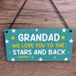 Grandad Gift For Birthday Fathers Day We Love You To The Stars